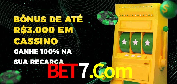 Bet7.Com melhor bônus de depósito